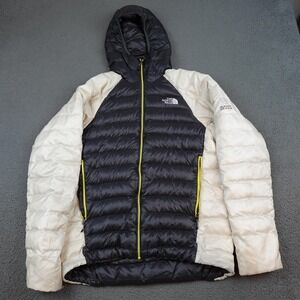 North Face Summit Series 700 Pro Jacket Mens Medium Black Down Puffer Hooded